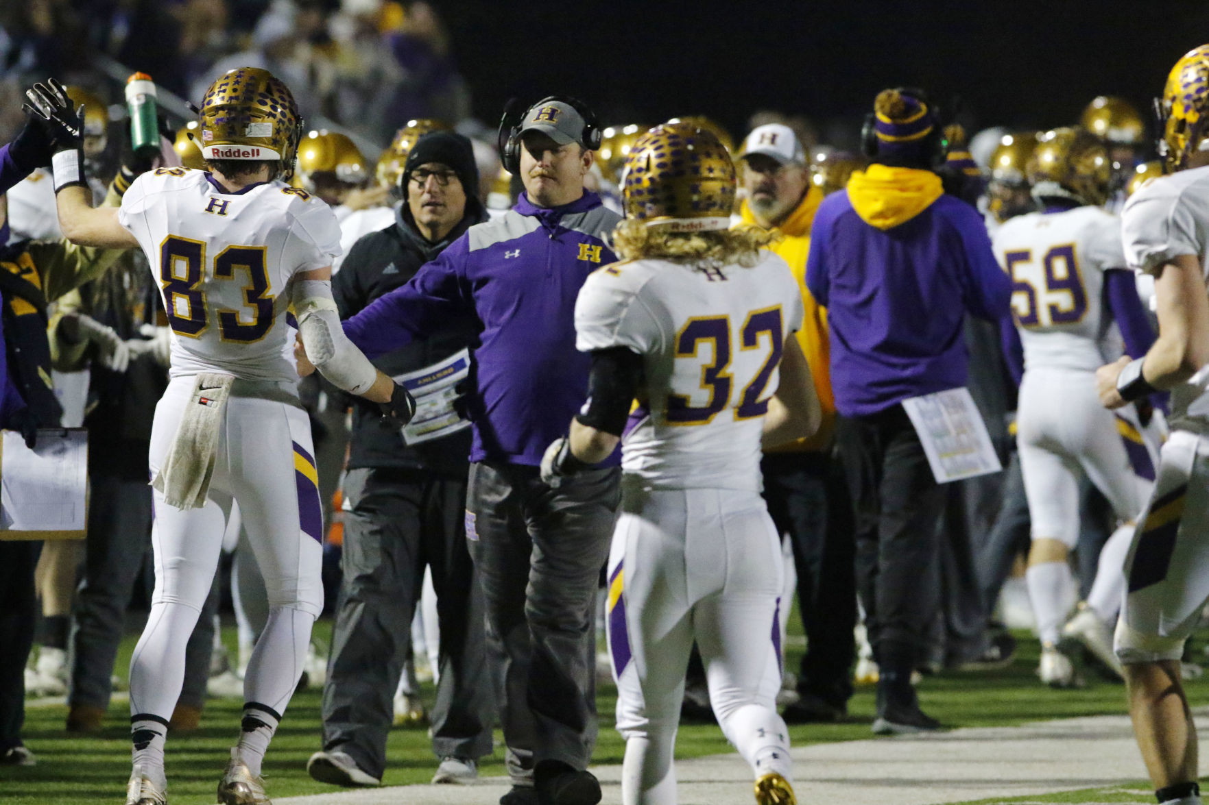 Gallery: 4A football semistate: Hobart vs. East Noble